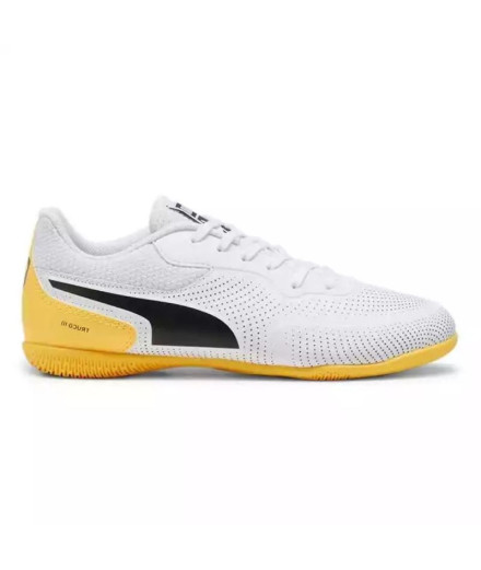 Chaussures de futsal Puma TRUCO II Enfant Blanc Noir