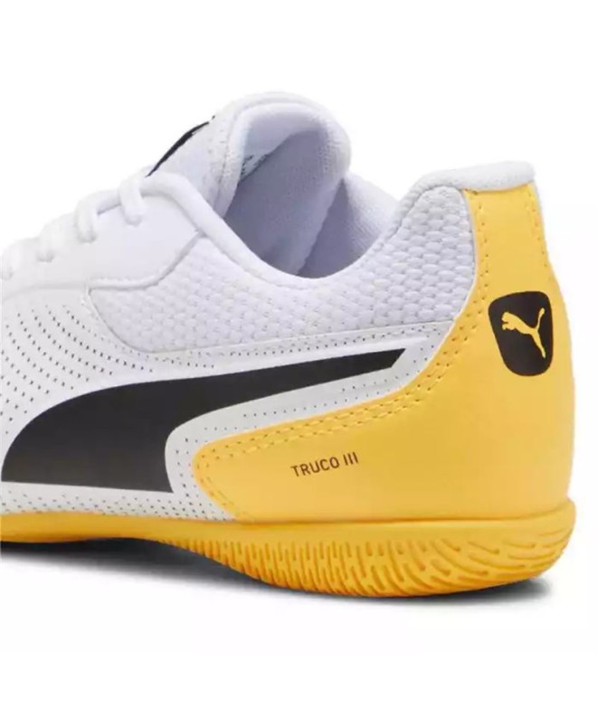 Chaussures de futsal Puma TRUCO II Enfant Blanc...