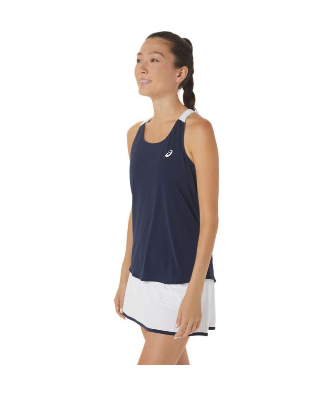 Camiseta por Tênis ASICS Court Mulher Azul-marinho