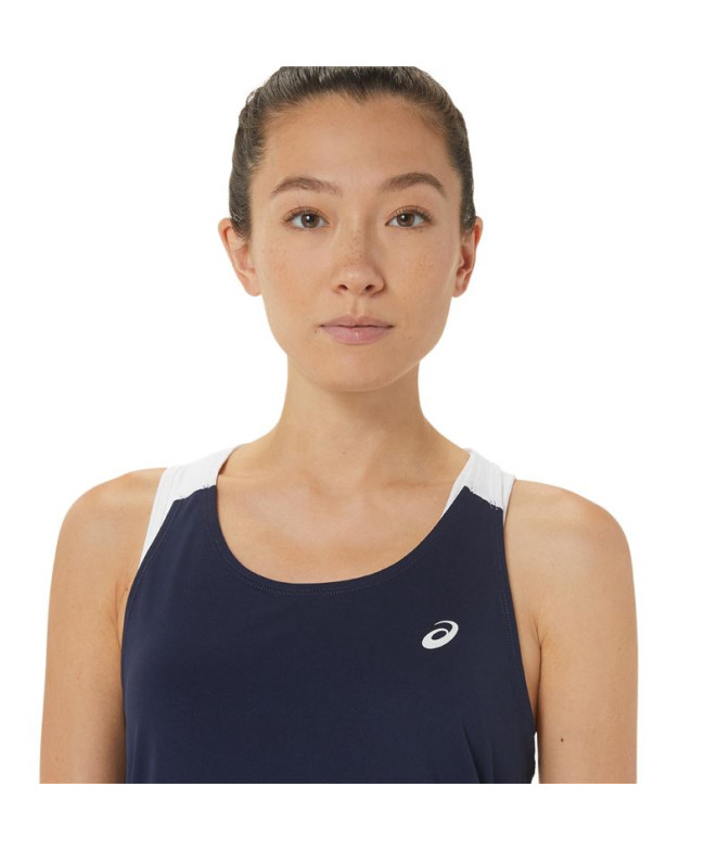 Camiseta por Tênis ASICS Court Mulher Azul-marinho