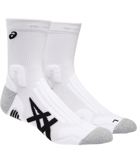 Meias ASICS Court+ Tennis Crew Branco Meias ASICS Court+ Tennis Crew Branco