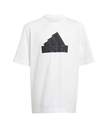 Camiseta adidas Logótipo Future Icons Infantil Branco