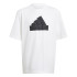 Camiseta adidas Logótipo Future Icons Infantil Branco