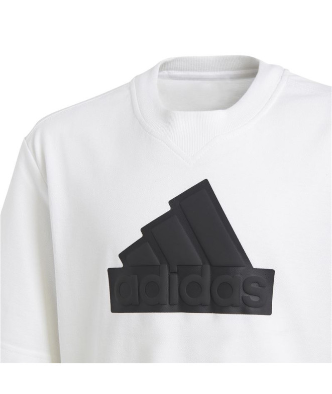 Camiseta adidas Future Icons Logo Infantil Blanco