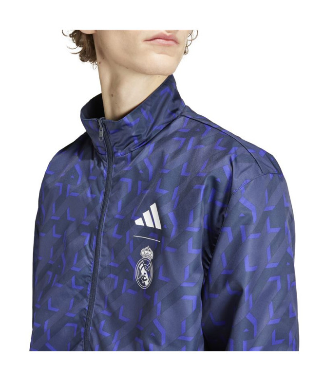 Veste de Football adidas Real Madrid Homme Azul...