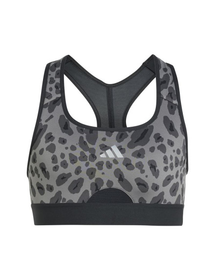 Sutiã esportivo adidas Powerreact Menina Cinzento