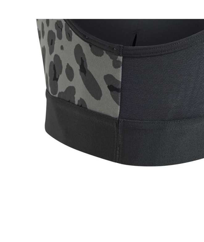 Brassiere de sport adidas Powerreact Fille Gris