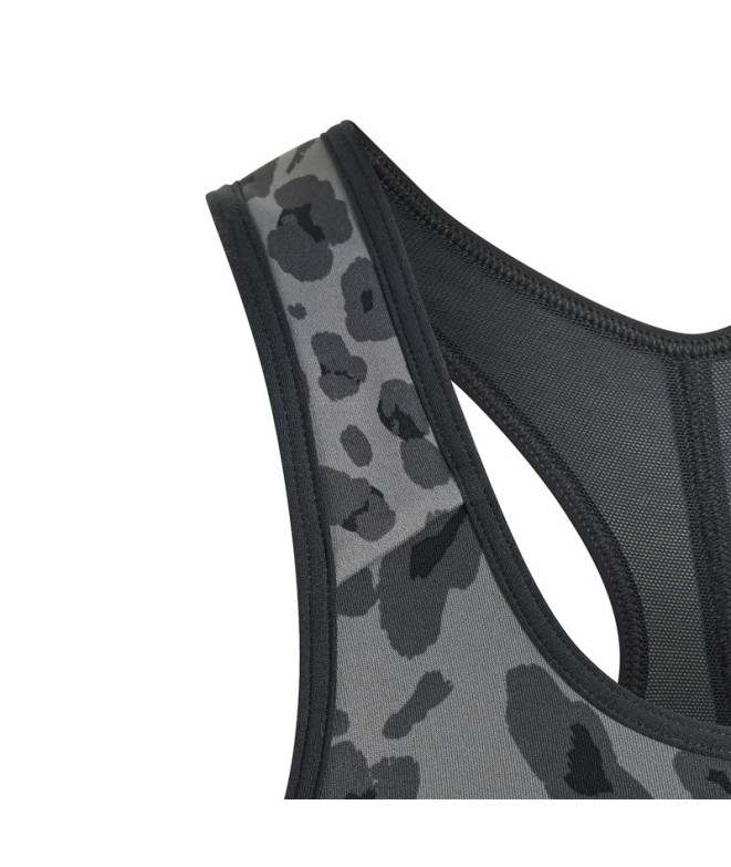 Brassiere de sport adidas Powerreact Fille Gris