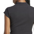 Camiseta adidas Lounge Ribbed Mulher Preto