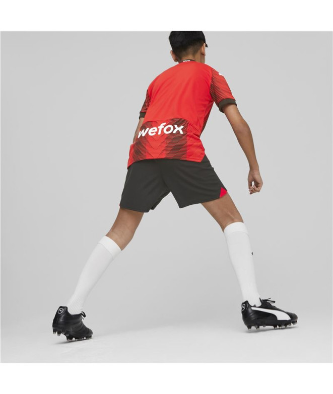Pantalón Puma Ac Milan Replica Infantil Rojo