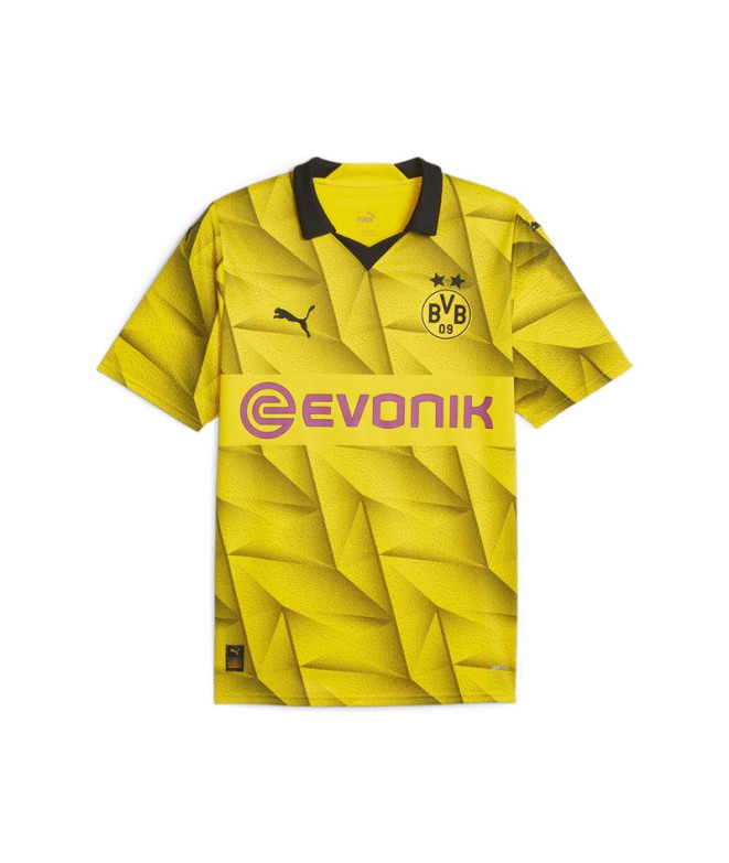 Camiseta Futebol Homem de Puma Borussia Dortmund 3Rd Repli Amarelo