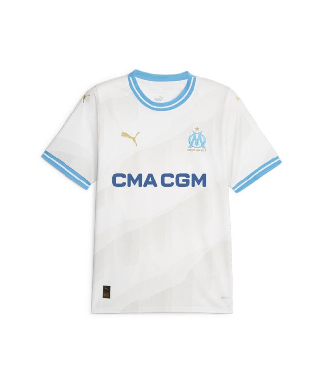 Camiseta Futebol Homem puma Olympique de Marseille Repli Branco