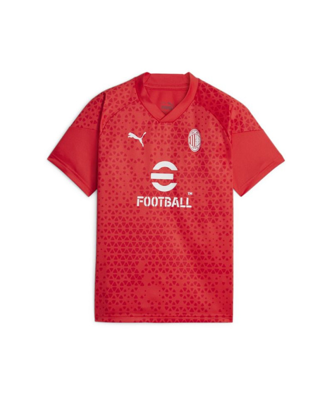 Camiseta de Fútbol Puma Ac Milan Training Infantil Rojo