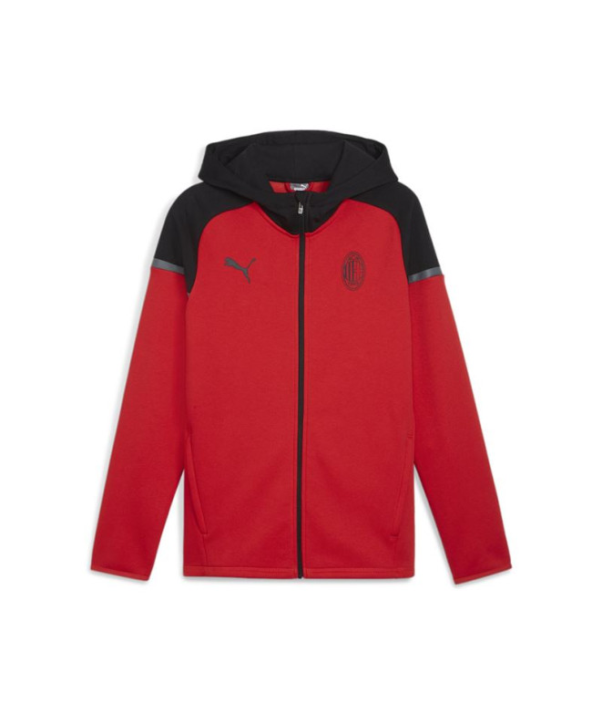 Veste Football Homme by Puma Ac Milan Rouge