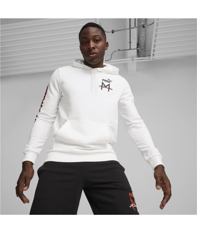 Sweat Football Homme by Puma AC Milan Ftblicons White