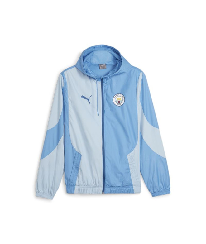 Casaco Futebol Homem por Puma Manchester City Prematch Azul