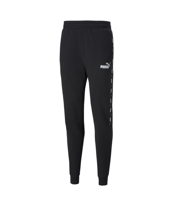 Calça Homem Fita Puma Essentials+ Preta