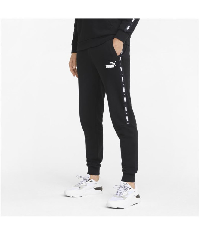Pantalones Puma Essentials+ Tape Hombre Negro