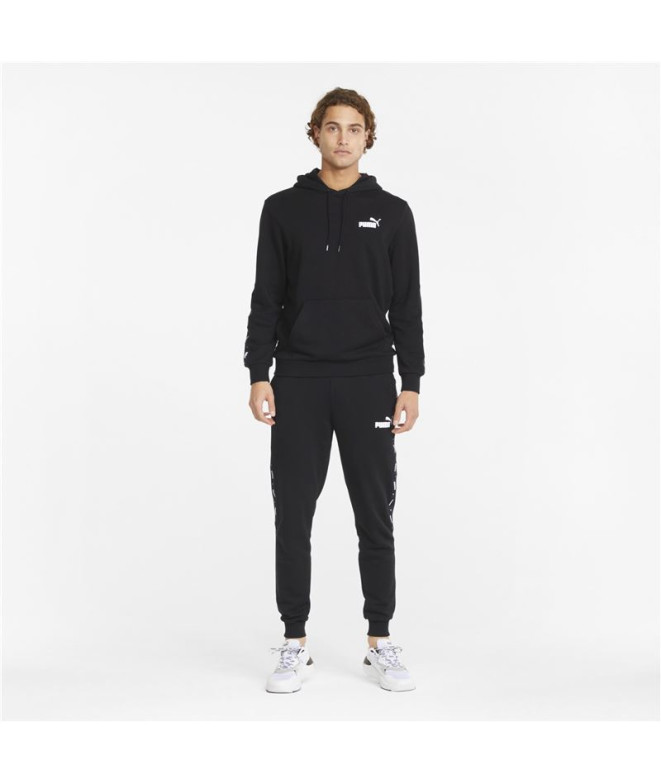 Pantalones Puma Essentials+ Tape Hombre Negro