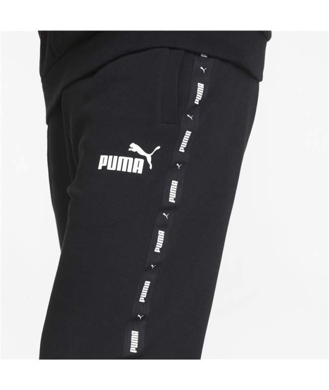 Pantalones Puma Essentials+ Tape Hombre Negro