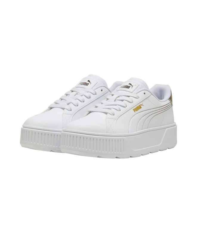 Zapatillas Puma Karmen Metallic Shine Blanco Mujer