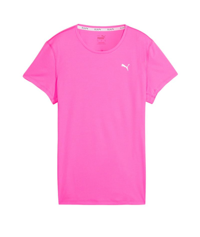 Camiseta Running Mulher by Puma Run Favorites Velocity Pink