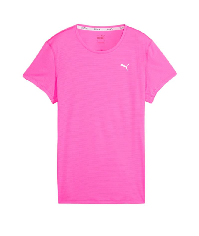 T-shirt par Running Puma Run Favorites Velocity Femme Pink