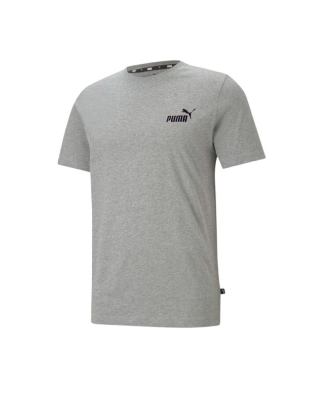 Camiseta Puma Essentials Pequeno Médio Cinzento Homem
