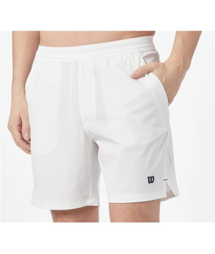 Calça Pádel Wilson da Team Short 7" Branco Homem