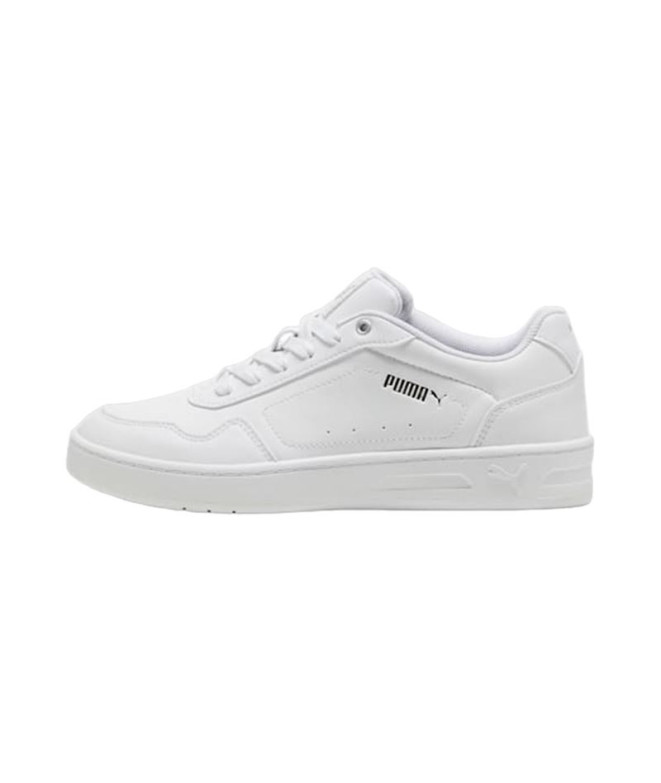 Zapatillas Puma Court Classy Blanco Silver Mujer