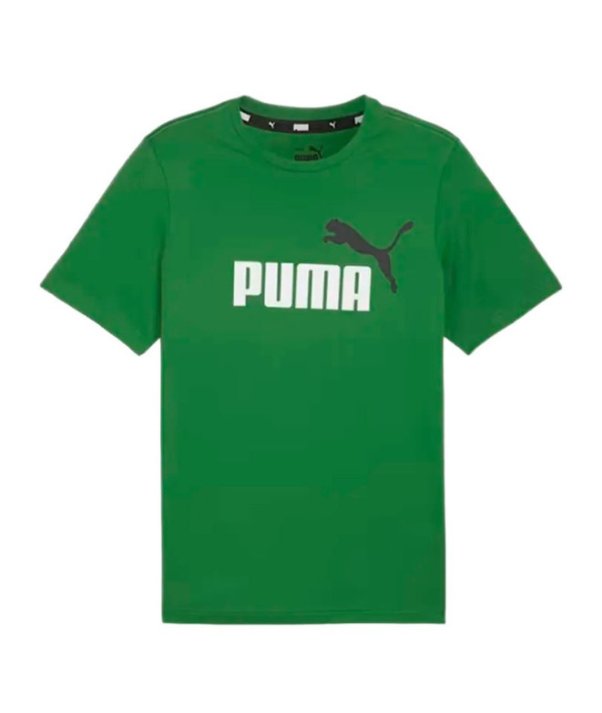 Camiseta Puma Essentials+ 2 Colour Hombre Verde