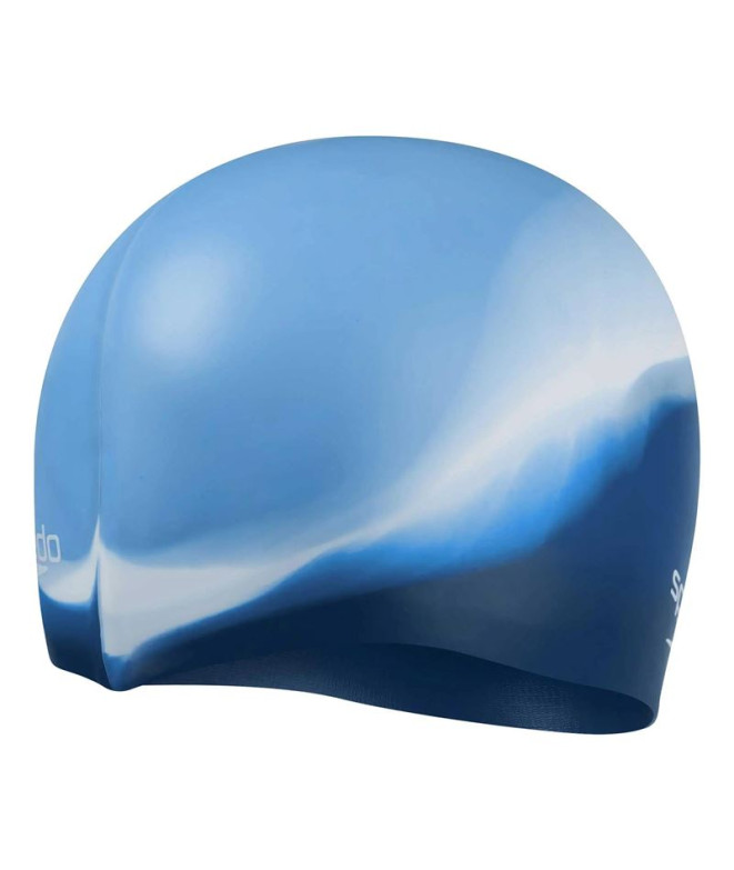 Boné de Natação Speedo Silicone multicolorido azul