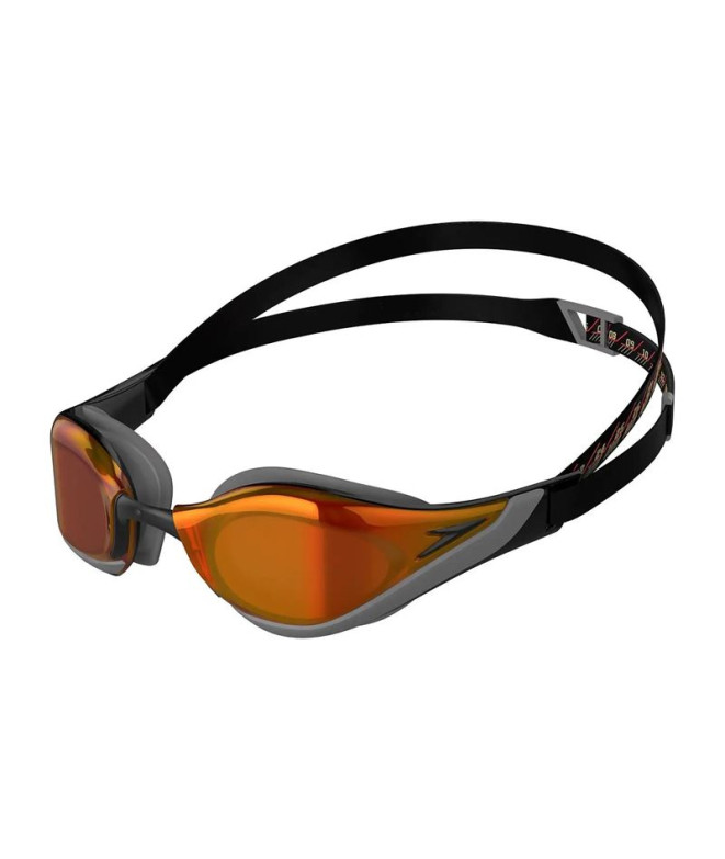 Gafas de Natação Speedo Fastskin Pure Focus Mirror Laranja