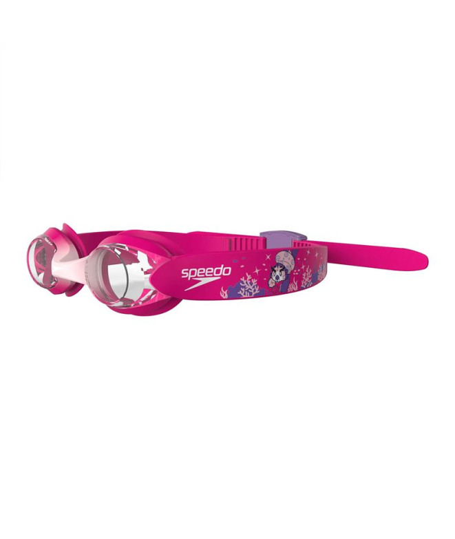 Gafas de Natação Speedo Illusion Infantil Rosa