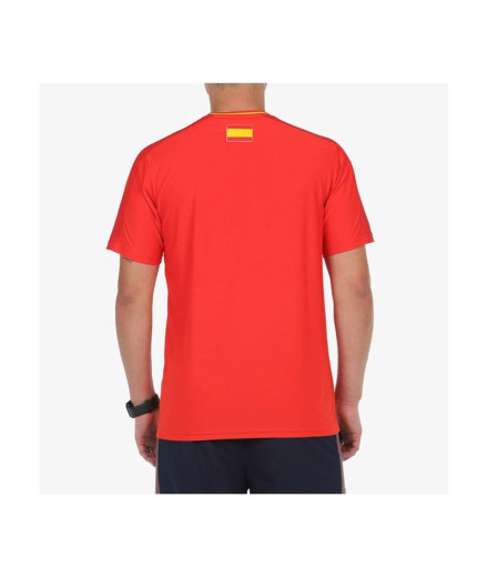 T-shirt Bullpadel Exudo Homme Rouge 2