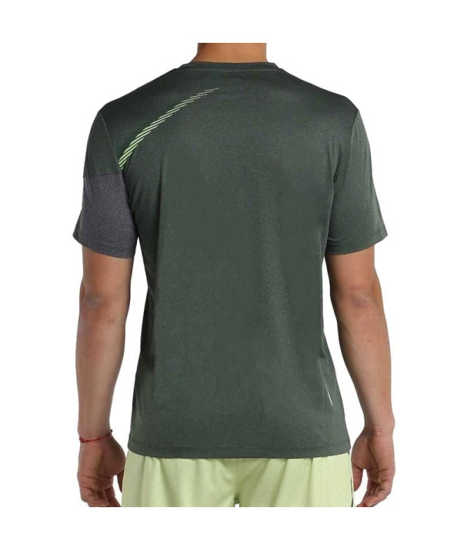 Camiseta Bullpadel letra Hombre Verde