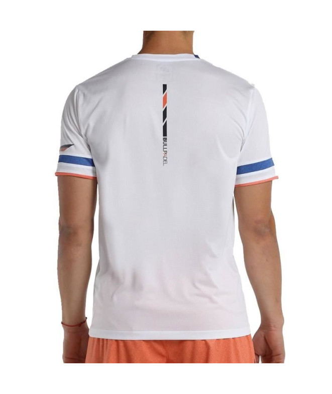 Camiseta Homem Bullpadel limar Branco