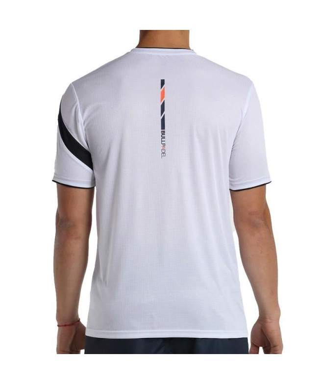 Camiseta Homem Bullpadel lucia Branco