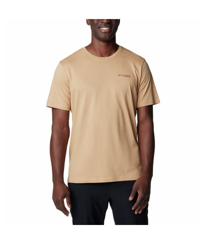 Camiseta de Trail Columbia North Cascades™ Homem Castanho