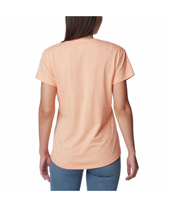Camiseta de Trail Columbia Sun Trek™ Mulher Salmão
