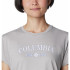 Camiseta de Montanha Columbia Trek™ Graphic Mulher Cinzento