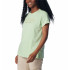 Camiseta de Montanha Columbia Trek™ Graphic Mulher Verde
