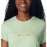 Camiseta de Montanha Columbia Trek™ Graphic Mulher Verde