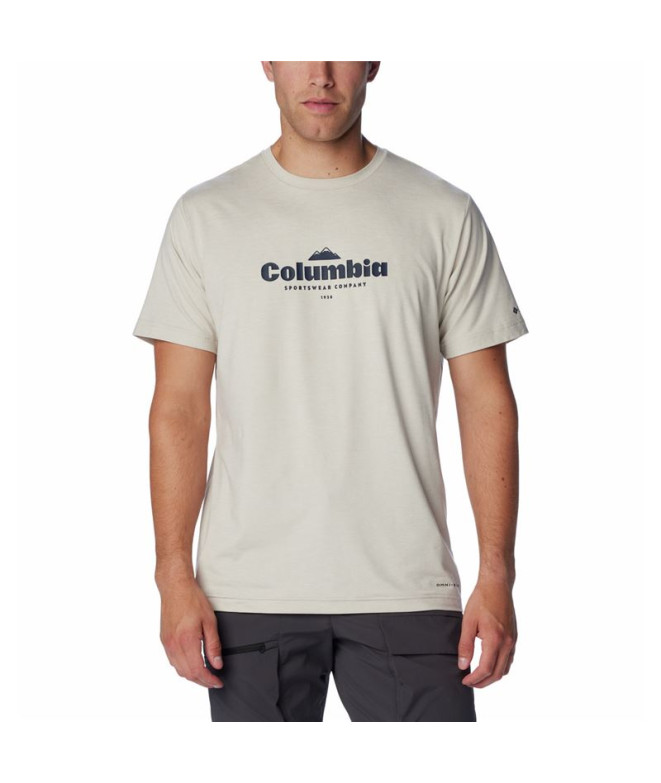 Camiseta de Trail Columbia Kwick Hike™ Graphic Homem Cinzento