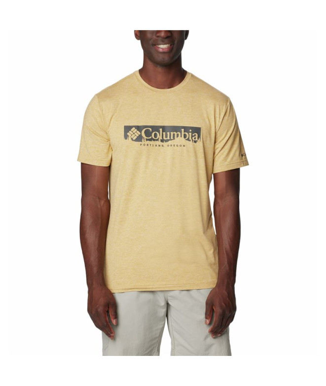 Camiseta por Trail Columbia Kwick Hike™ Graphic Homem Amarelo