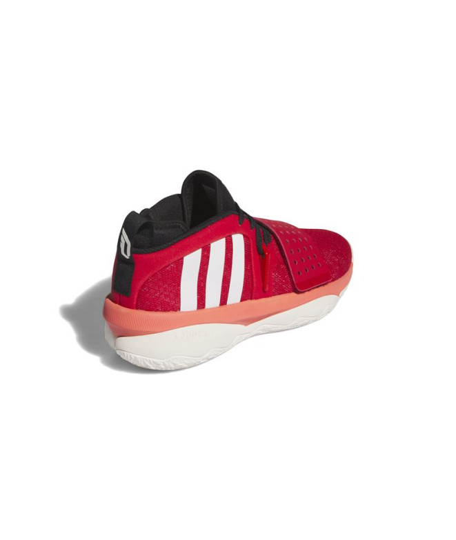 Zapatillas de Baloncesto adidas Dame 8 Extply Rojo