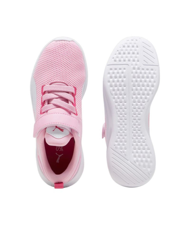 Zapatillas Puma Flyer Runner V Infantil Rosa