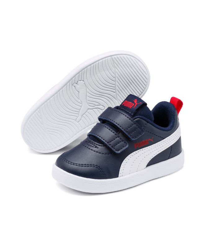 Sapatilhas Infantil Puma Courtflex v2 V Marine