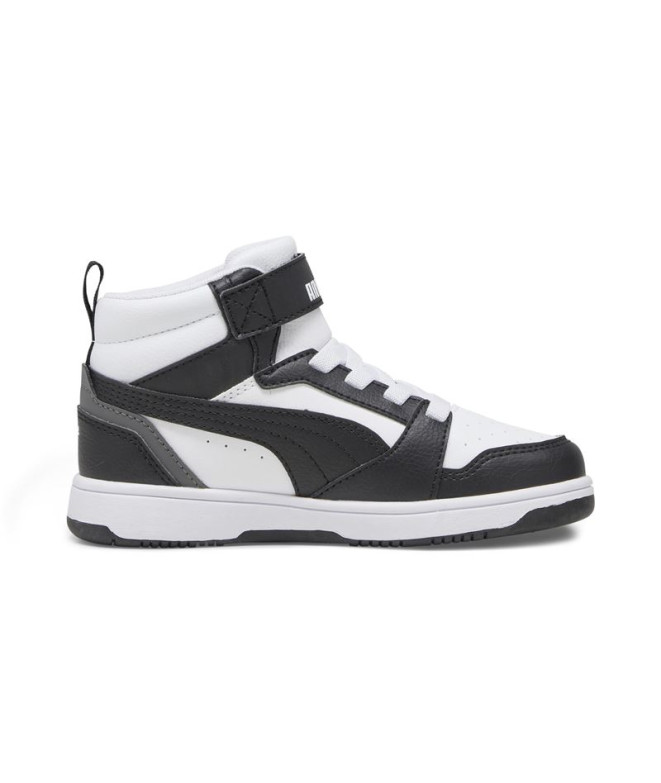 Chaussures Puma Rebound V6 Mid Enfant Noir