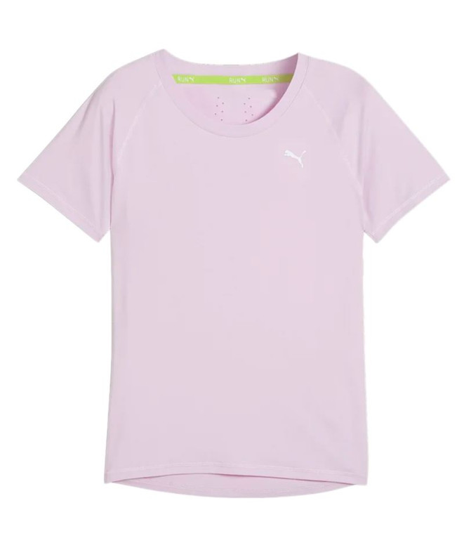 T-shirt Running Femme by Puma Run Cloudspan Lila